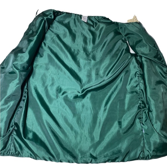 2 boys size 14 Super cozy Sherpa easy zip-up puffer vest Camo green blue GUC - Picture 4 of 8